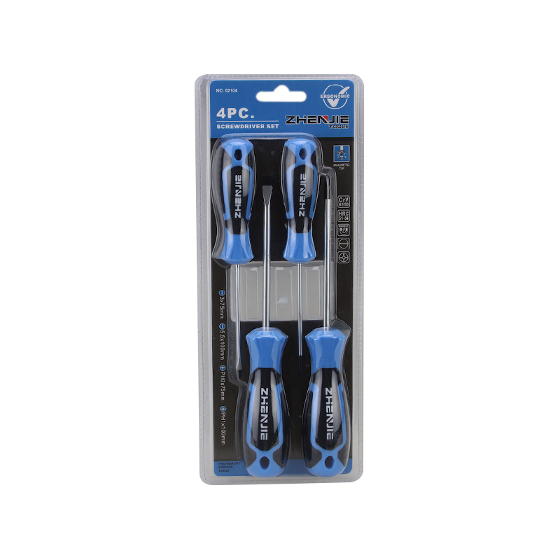 ชุดไขควง Slotted & Phillips ออกแบบตามหลักสรีรศาสตร์ 4 ชิ้น