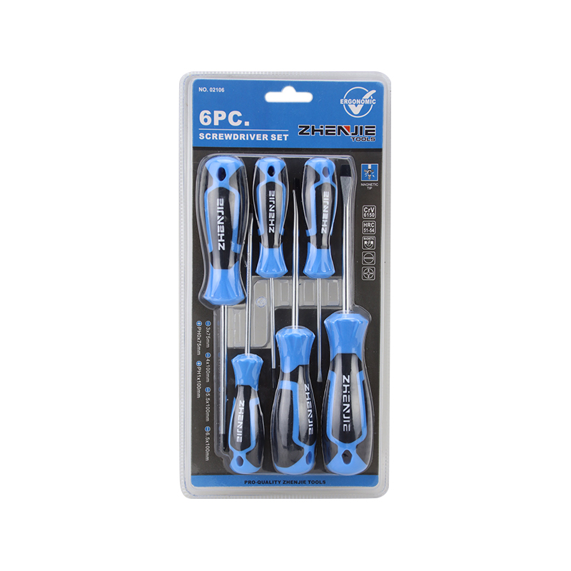 ชุดไขควง Slotted & Phillips ออกแบบตามหลักสรีรศาสตร์ 6 ชิ้น