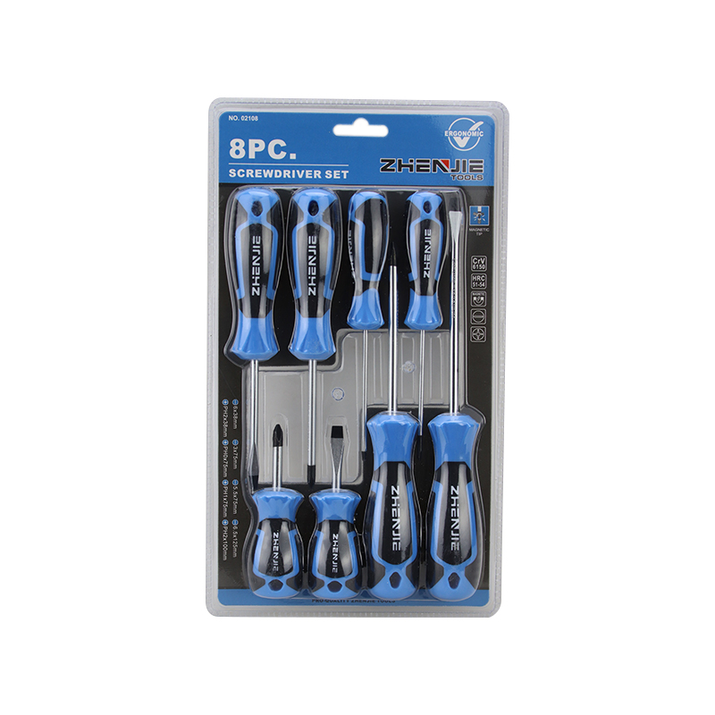 ชุดไขควง Slotted & Phillips ออกแบบตามหลักสรีรศาสตร์ 8 ชิ้น