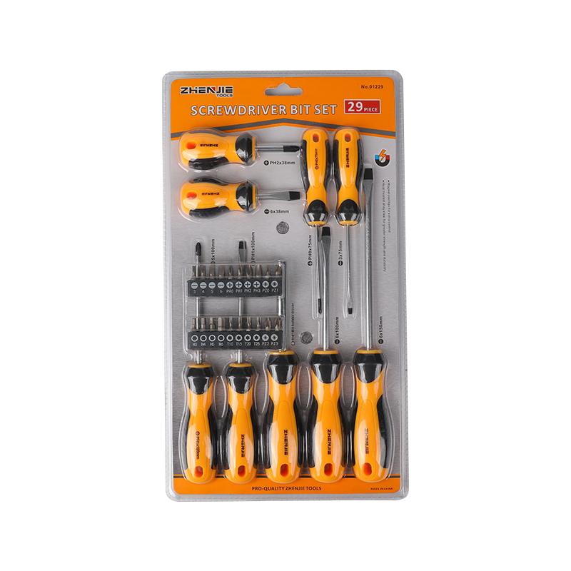 29 ชิ้น Slotted Phillips Pozidriv Torx CRV ไขควงชุดบิต