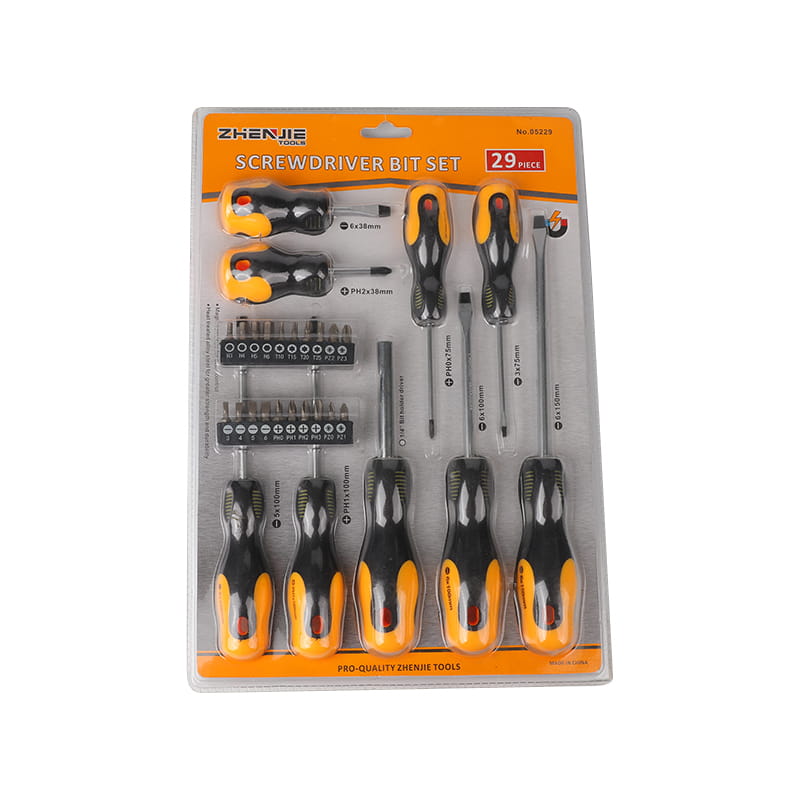 29 ชิ้น Slotted Phillips Pozidriv Hex Torx CRV ไขควงชุดบิต