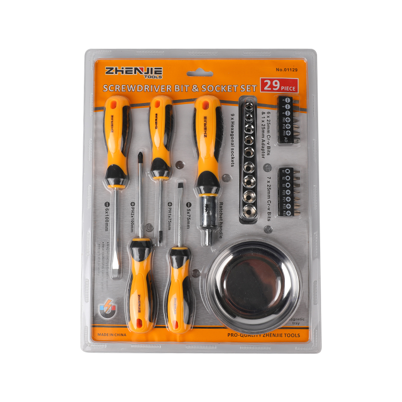 29 ชิ้น Slotted Phillips Pozidriv Square CRV ไขควงชุด Bit