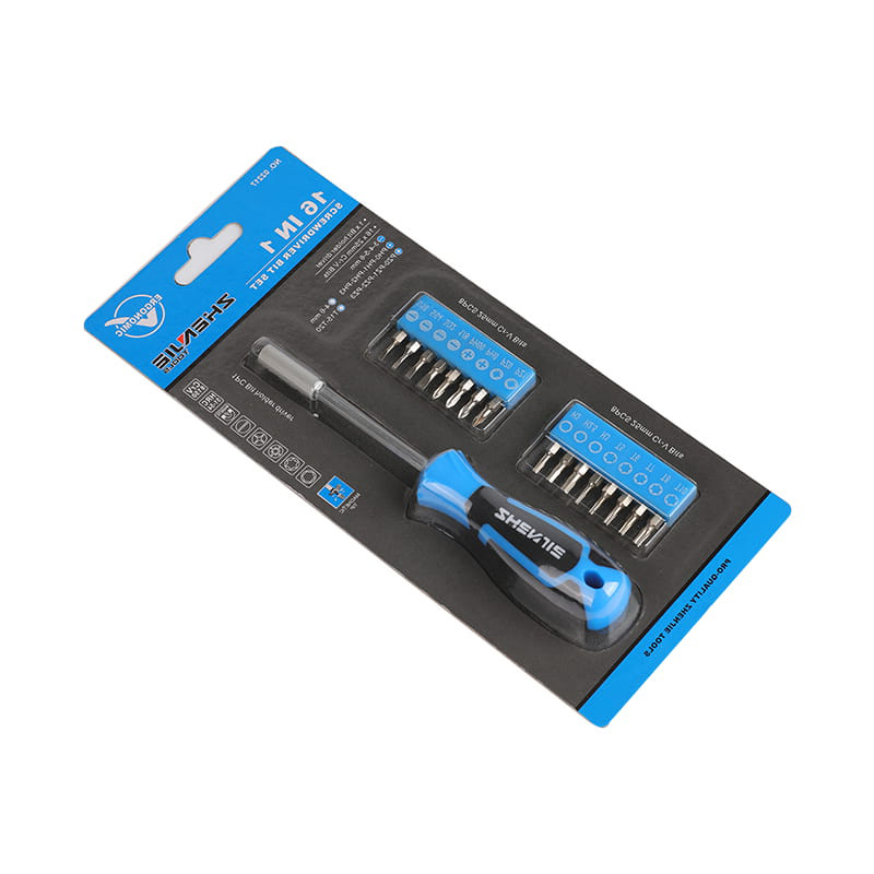 16 in 1 Hand เครื่องมือ CRV Magnetic Tip Bit Holder Driver Set