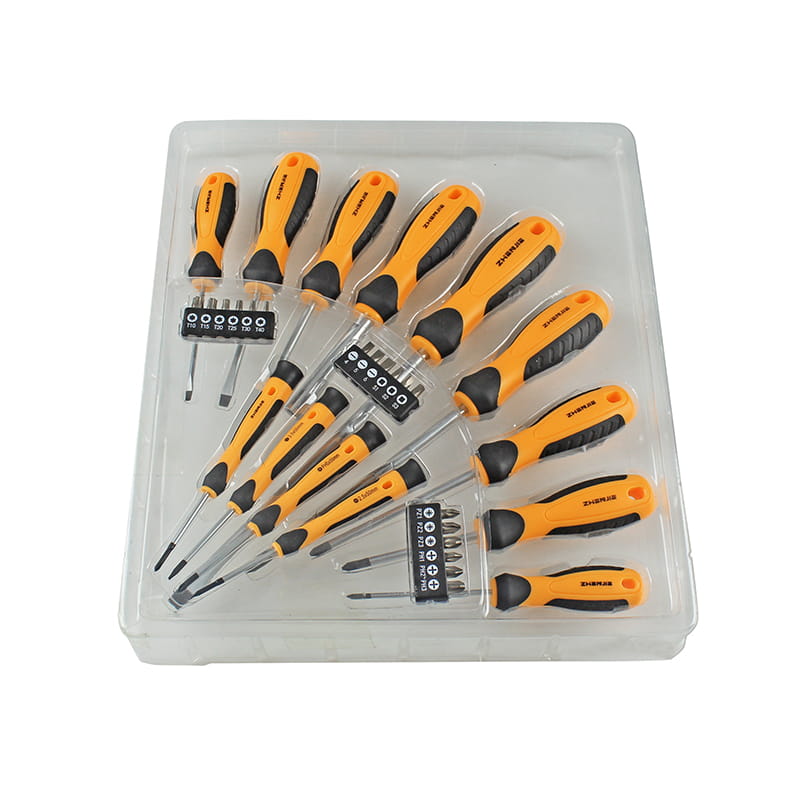 31 ชิ้น Slotted Phillips Pozidriv Torx Square CRV ไขควงชุด Bit