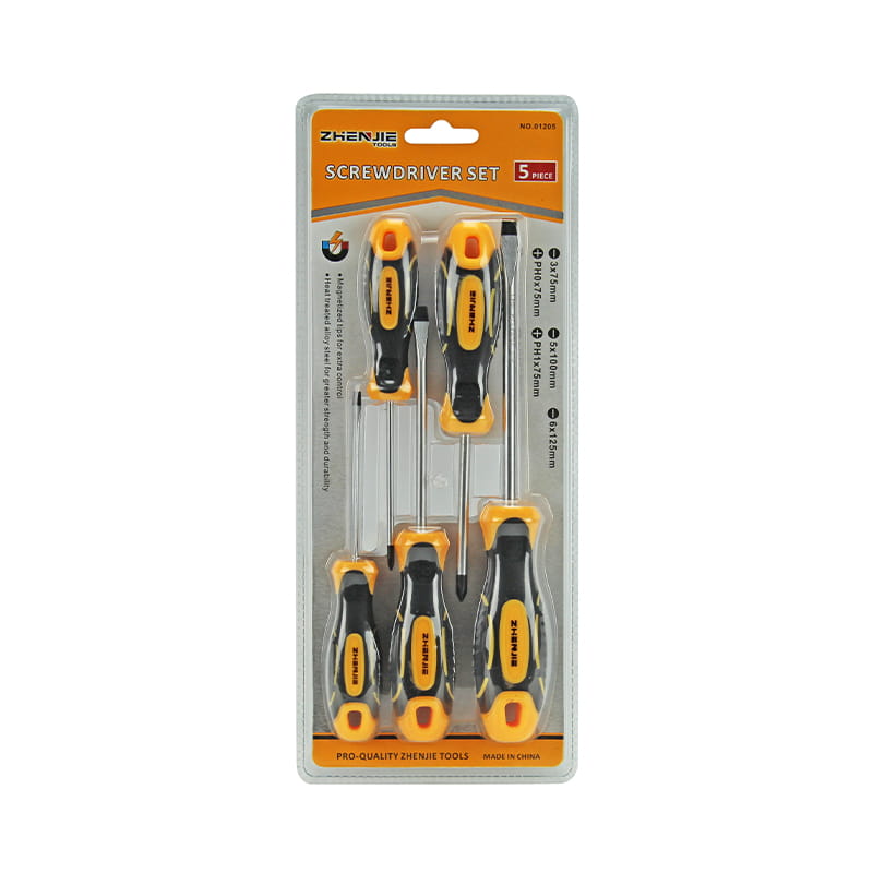 ชุดไขควง Slotted & Phillips CRV 5 ชิ้น
