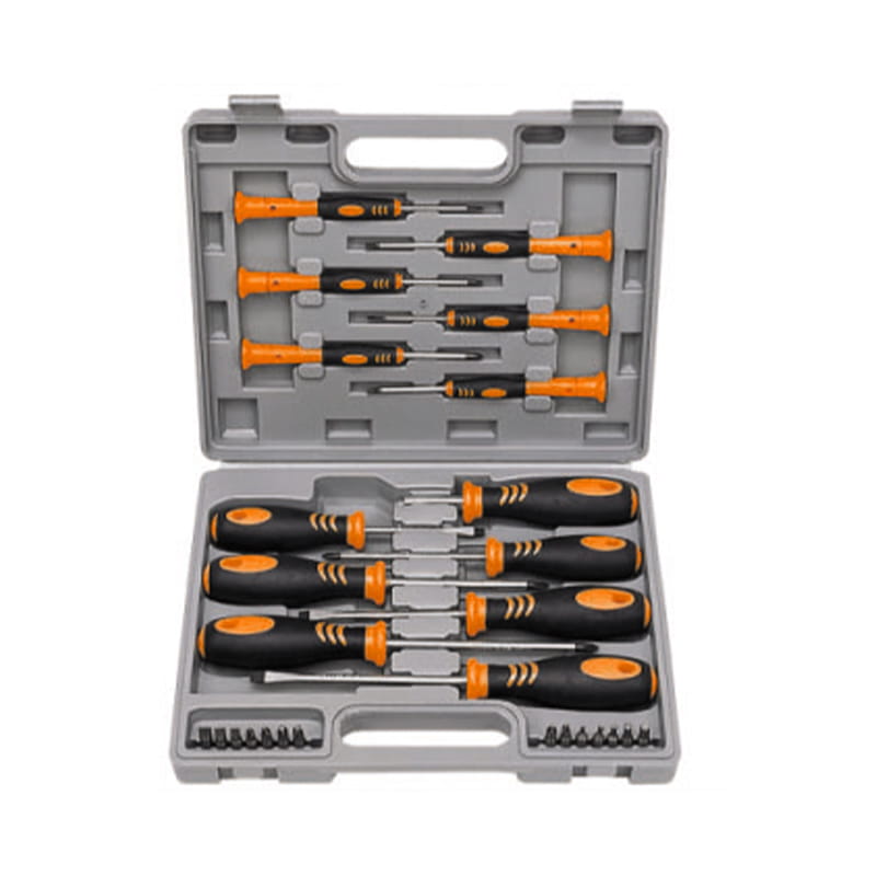 27 ชิ้น BMC บรรจุภัณฑ์ Slotted Phillips Pozidriv Torx CRV ไขควง ชุด