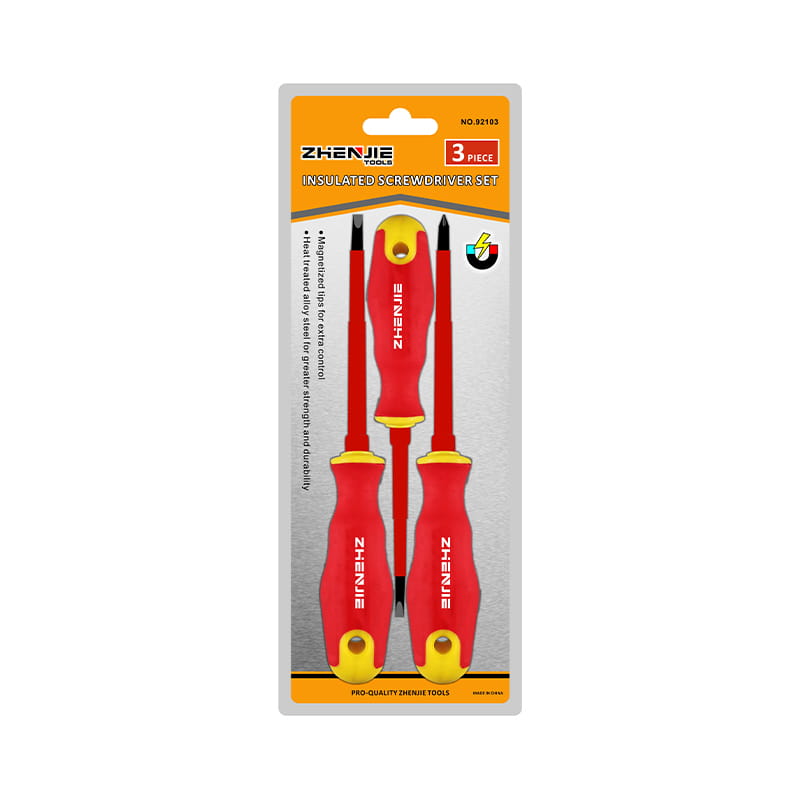 ชุดไขควงหุ้มฉนวน Slotted & Phillips CRV 3 ชิ้น