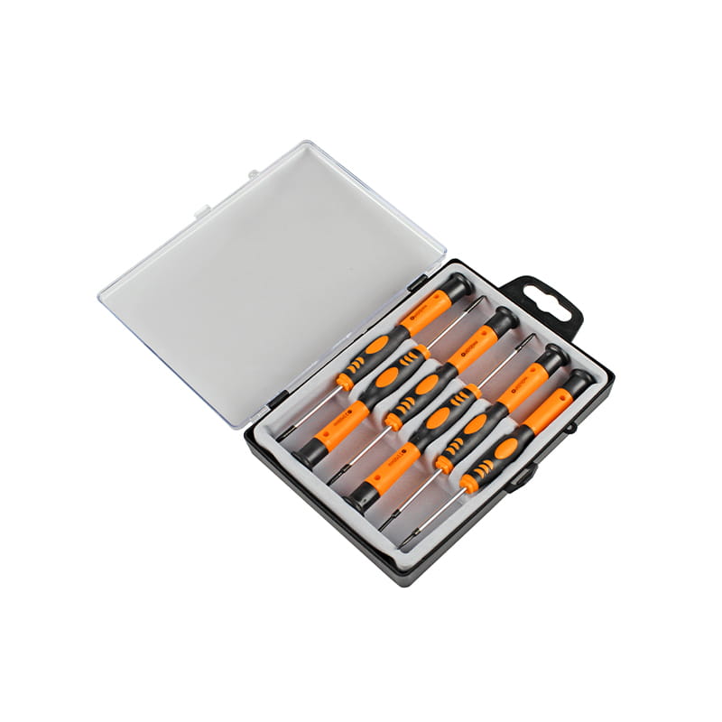 บรรจุภัณฑ์กล่องพลาสติก 6 ชิ้น Slotted Phillips CRV Precision ไขควง ชุด